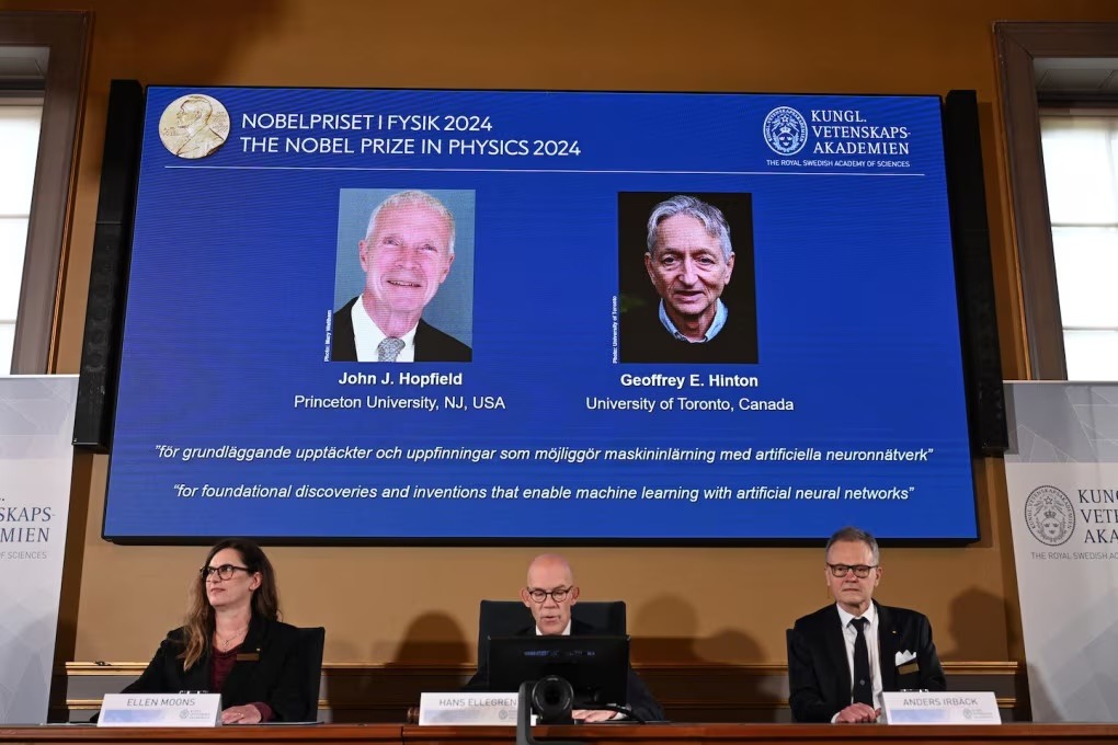 premio nobel per la fisica 2024 a hopfield e hinton per le reti neurali 1